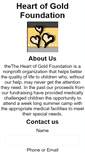 Mobile Screenshot of heartofgoldus.org